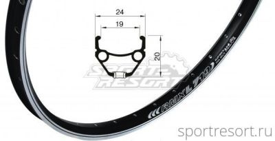 Обод Remerx Dragon Line 27.5" (584x19mm) 32H