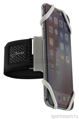 Крепеж для смартфона на руку BONE RUN TIE серый (размер L) 07-185023