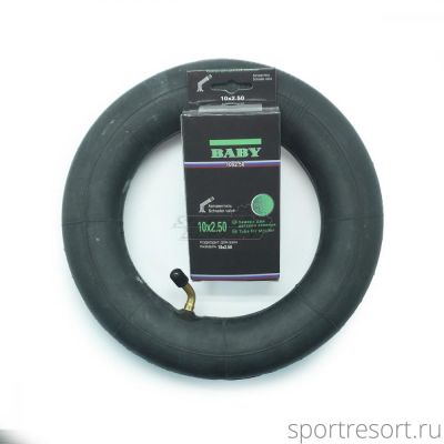 Велокамера HOTA 10х2.5 A/V (гнутый ниппель)