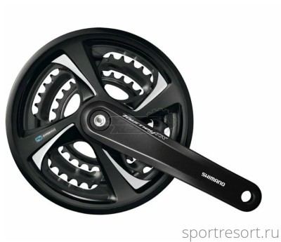 Система Shimano Tourney FC-TX801 7/8ск (Квадрат, 170мм, 48/38/28T, защита)
