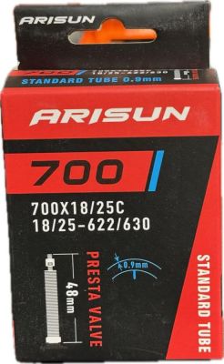 Велокамера Arisun Standart 700x18/25C F/V-80mm 