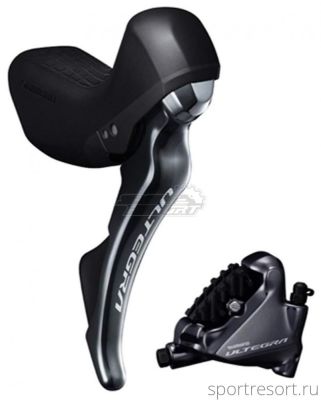 Ручка Dual Control Shimano 105 ST-R7020 (11ск, черная)