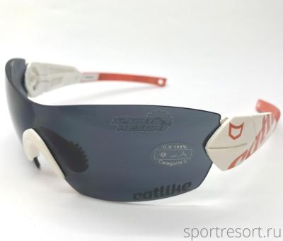 Велосипедные очки Catlike SHADOW White/Orange 612513