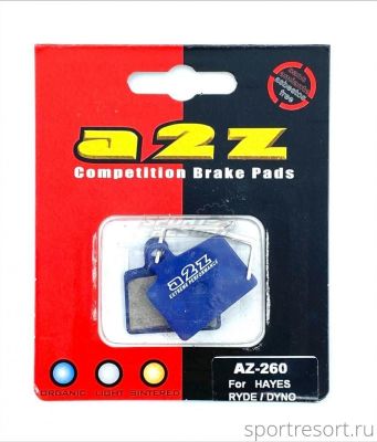 Тормозные колодки a2z Organic Pads AZ-260 Hayes RYDE