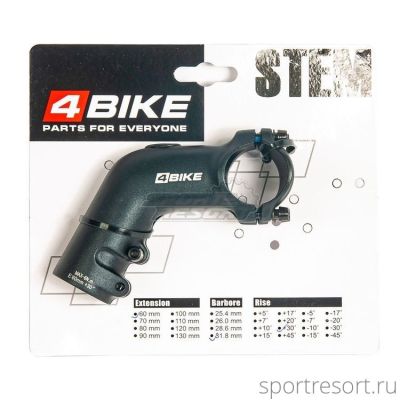 Вынос 4Bike TDS-D617 (1-1/8", 31.8, 60mm, 30°)