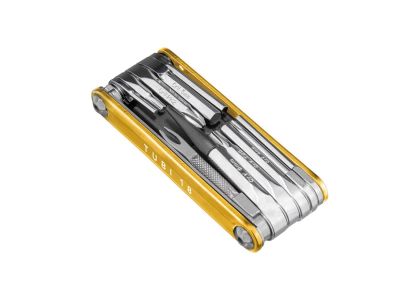 Набор инструментов TOPEAK TUBI 18 FUNCTIONS MINI TOOL Gold TUB-18GD