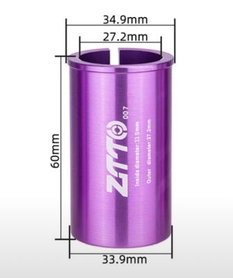 Подседельный переходник ZTTO 27.2-33.9 мм