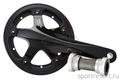 Система Shimano Alfine FC-S501 (45T, 170mm, защита) черная