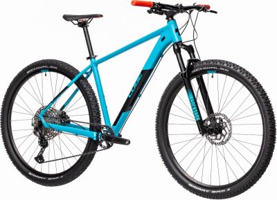 Велосипед Cube Attention SL 29" (2021) 21" голубой Attention-SL-29-2021-21" petrol'n'red