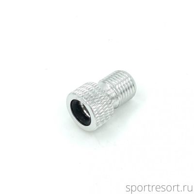 Переходник вело-авто ниппель E2B AV/FV Silver