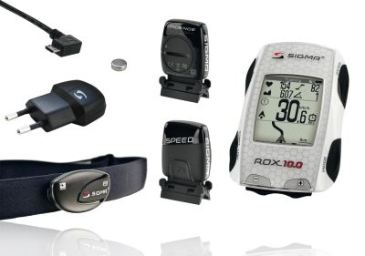Велокомпьютер Sigma ROX 10.0 GPS Set White ROX 10.0 GPS Set Black
