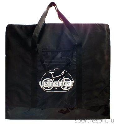 Чехол для велосипеда Veloangar №4 (для складных) Серый с черными элементами v4-grey-black