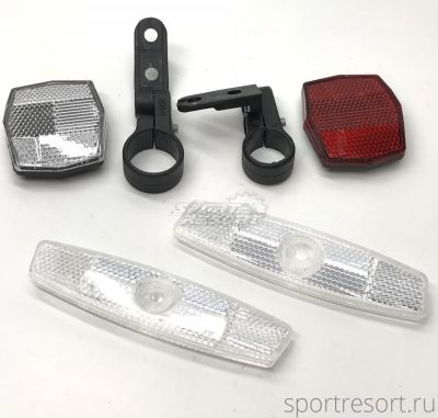 Комплект габаритных отражателей (передний, задний, спицы) W/R HDP11/spoke