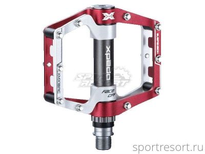 Педали Xpedo XMX-18AC Антишок Red/White
