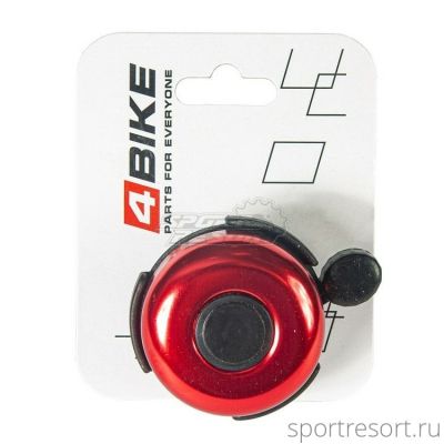 Звонок 4Bike BB3204 52 mm красный ARV100024