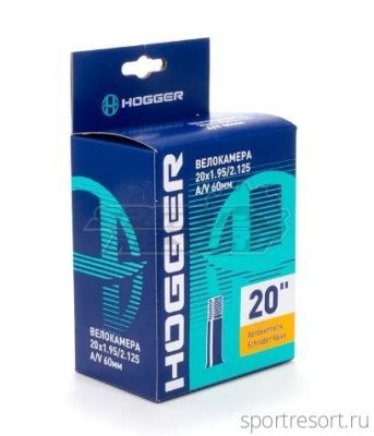 Велокамера HOGGER 20x1.95-2.125 A/V 60мм