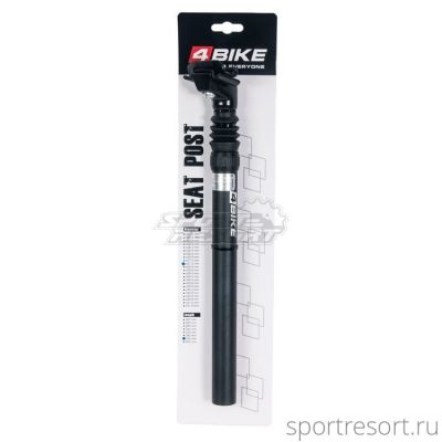 Подседельный штырь с амортизацией 4Bike SPS-C373 (26.8/350mm) черный