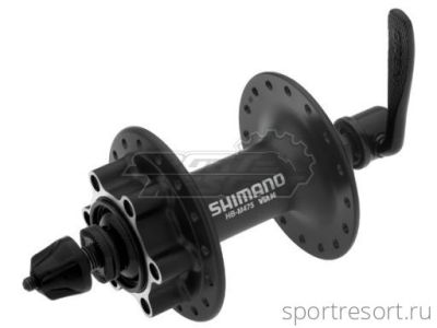Втулка передняя Shimano Alivio HB-M475 (32H, черная, QR)