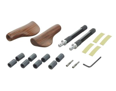 Амортизационные грипсы из дерева Velospring Walnut Shorten