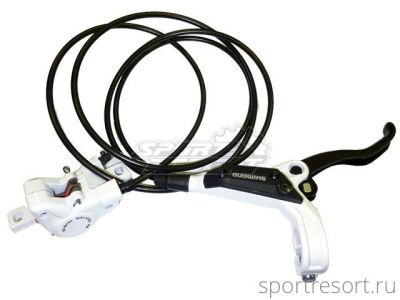 Тормоз дисковый Shimano M445/M447 передний (1000мм, белый)
