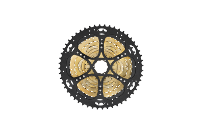 Кассета S-Ride CS-M600 (12ск, 11-52T) Gold/ED Black