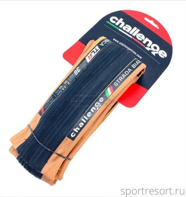 Покрышка Challenge STRADA BIANCA RACE 700х36 TLR black/brown