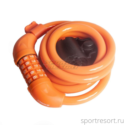 Велозамок 4Bike 12х1500 мм (кодовый) оранжевый ARV-501-ORG-1500