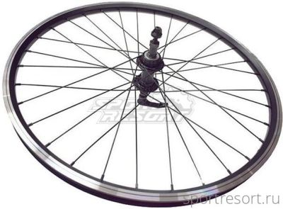 Колесо заднее Hogger 26" HL-18DE( V-brake 135x10мм, под трещотку)