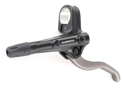 Тормозная ручка Shimano BL-MT400 левая черно-серебристая