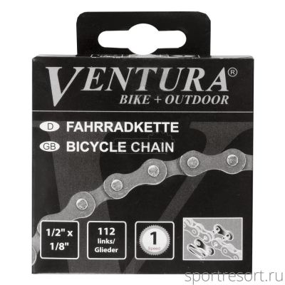 Цепь Ventura 1 Speed 1/2''x1/8'' (1ск, 112зв)