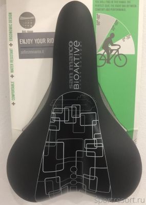 Седло Selle San Marco Siena Nero Trendy