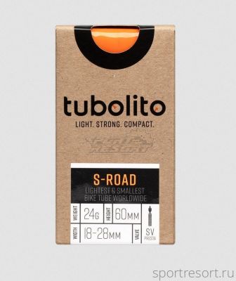 Велокамера Tubolito S-Tubo ROAD 28 700Cx18-32 F/V-60 mm