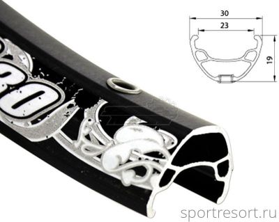 Обод Alexrims FR30 28/29" (622х23mm) Black 32H