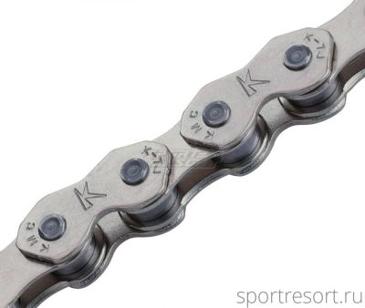 Цепь KMC K1 Wide 1/8" (1ск, 110зв) Silver
