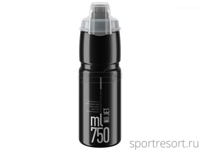 Фляга Elite JET MTB 750 ml черная EL0190704