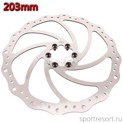 Тормозной диск Zoom D203B 203 mm