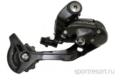 Переключатель задний Shimano Altus RD-M370 SGS (9ск, черный)