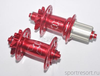 Комплект втулок Token TK4925 MTX Cubos (32H, QR, 100/135mm) Red