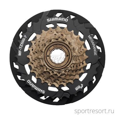 Трещотка Shimano MF-TZ500 (7ск, 14-34Т, защита) без упак.