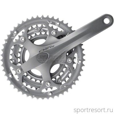 Система Shimano Claris FC-2403 8ск (Octalink, 50/39/30T, 175mm, серебро)