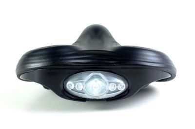 Седло Velo VL-6278 END ZONE с задним фонарем