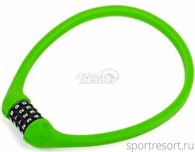 Велозамок Author 12х600 мм кодовый (зеленый) 8-17062013