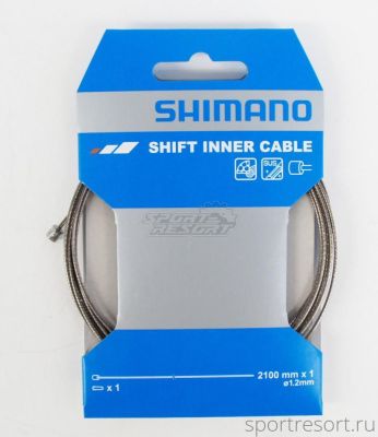 Трос переключателя Shimano SUS Stainless Steel 1.2X2100 мм