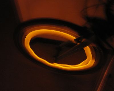 Фонарь-габарит для колес CatEye SL-LD120-WA ORBIT (красный/янтарь) CE5442401