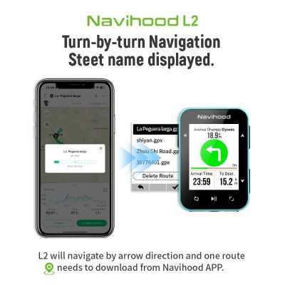 Велокомпьютер Navihood L2 GPS NHL2