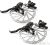 Комплект тормозов CLARKS M1 Clout MTB Hydraulic Disc Brake 160/160mm Комплект тормозов CLARKS M1 Clout MTB Hydraulic Disc Brake 160/160mm