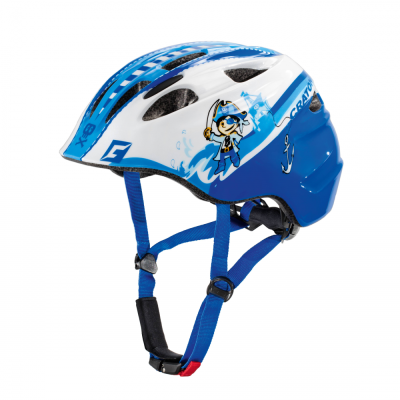 Велошлем Cratoni Akino Pirate Blue-White Glossy M (53-58 cm) 112206B2