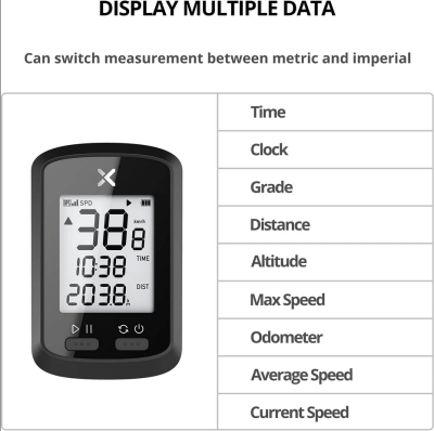 Велокомпьютер XOSS G GPS X-BC-G
