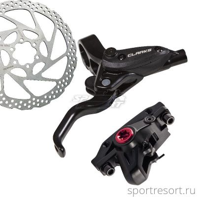 Комплект тормозов CLARKS M2 Junior Hydraulic Disc Brake 160/160mm