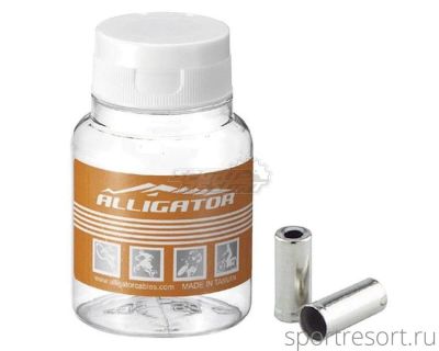 Наконечник на оплетку 4 мм Alligator LY-HPB14 (200шт) латунь